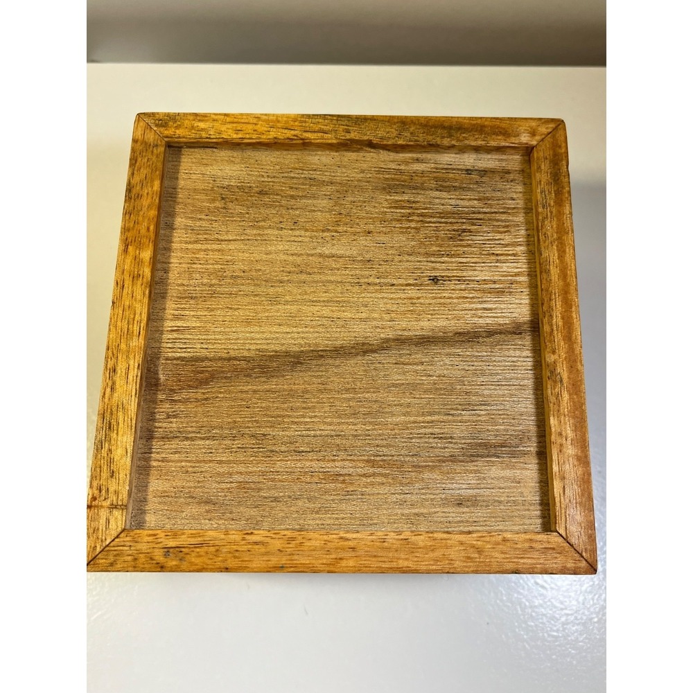 Beautiful Handmade Vintage MCM Retro BohoParquetry Marquetry Wooden Box With Lid - Picture 8 of 13